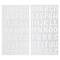 12 Packs: 80 ct. (960 total) White Epoxy Alphabet Stickers by Recollections™